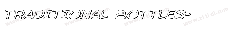 Traditional Bottles字体转换 Traditional Bottles字体转换